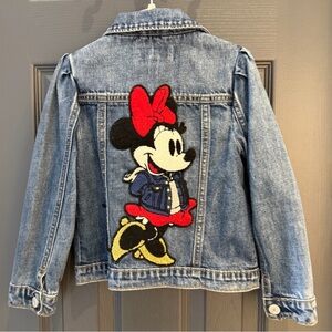 Gap × Disney Baby/Toddler Minnie Mouse Icon Denim Jacket / Size 5T